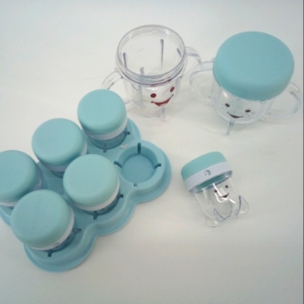 Nutribullet Baby Food Prep System 9 Pieces 6 Months + Storage with Lids
